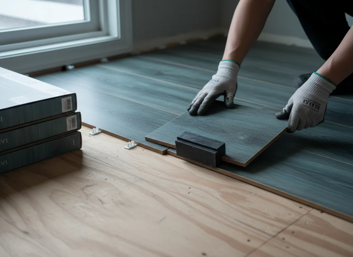Luxury Vinyl Plank Installation company in Honor, MI